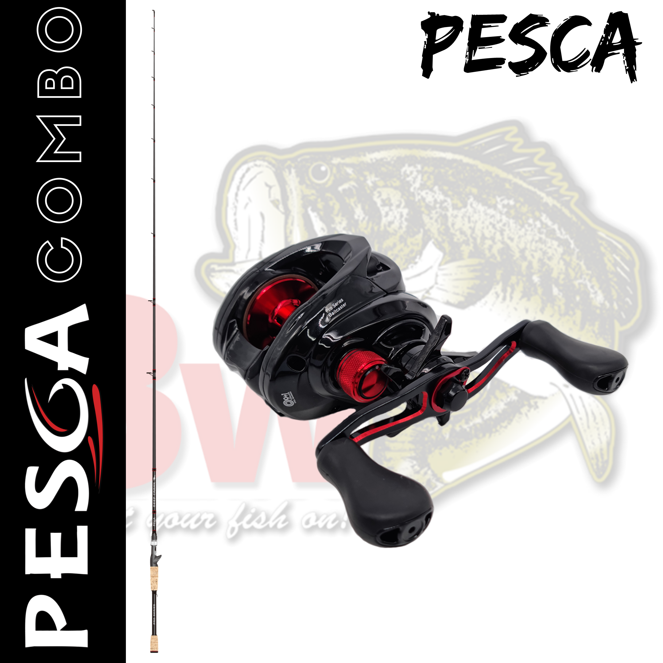 Pesca Pro Series Casting Combo – Bass Warehouse