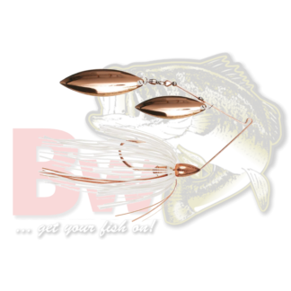 War Eagle Copper Spinnerbait - Double Willow