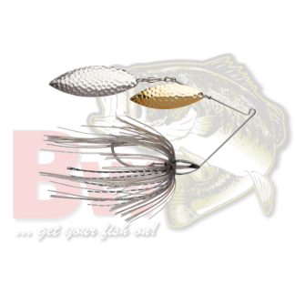War Eagle Nickel Spinnerbait - Double Willow Hammered