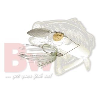 War Eagle Nickel Spinnerbait - Colorado Willow Hammered